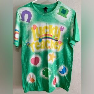 Lucky Charm Inspired Teacher Green St. Patrick’s Day T-Shirt